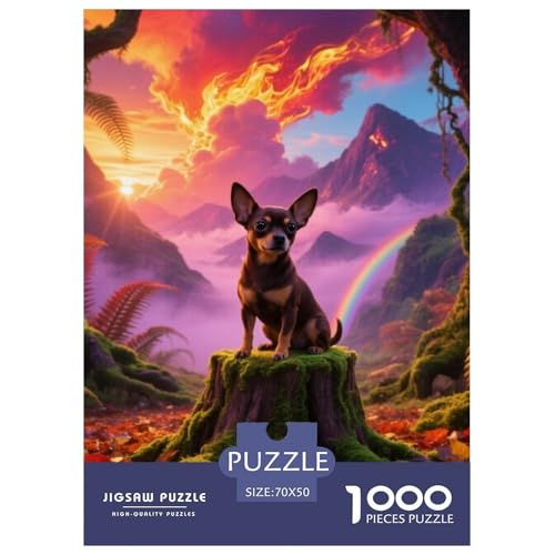 Puzzles 1000 Teile Puzzle ChihuahuaLagerfeuer-Aktivität Puzzle Pet Dog Geschicklichkeitsspiel Heimdekoration Für Erwachsene Und Kinder Ab 14 Jahren 70x50cm/1000pcs Puzzles 1000 Teile Puzzle ChihuahuaLagerfeuer-Aktivität Puzzle Pet Dog Geschicklichkeitsspiel Heimdekoration Für Erwachsene Und Kinder Ab 14 Jahren 70x50cm/1000pcs von TZOVPCDFA