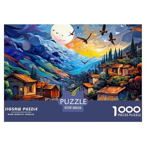Puzzles 1000 Teile Puzzle DörferLagerfeuer-Aktivität Puzzle Strange Town Geschicklichkeitsspiel Heimdekoration Für Männer Und Frauen 38x26cm/1000pcs Puzzles 1000 Teile Puzzle DörferLagerfeuer-Aktivität Puzzle Strange Town Geschicklichkeitsspiel Heimdekoration Für Männer Und Frauen 38x26cm/1000pcs von TZOVPCDFA