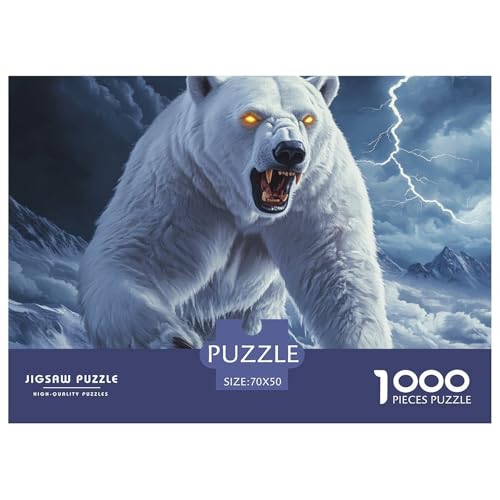 Puzzles 1000 Teile Puzzle EisbärLagerfeuer-Aktivität Puzzle Fierce Animals Geschicklichkeitsspiel Heimdekoration Für Männer Und Frauen 70x50cm/1000pcs Puzzles 1000 Teile Puzzle EisbärLagerfeuer-Aktivität Puzzle Fierce Animals Geschicklichkeitsspiel Heimdekoration Für Männer Und Frauen 70x50cm/1000pcs von TZOVPCDFA