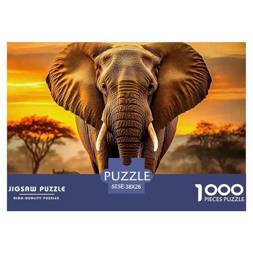 Puzzles 1000 Teile Puzzle ElefantenLagerfeuer-Aktivität Puzzle Wildlife Series Impossible Game Für Die Ganze Familie Für Erwachsene Und Ältere Kinder 38x26cm/1000pcs Puzzles 1000 Teile Puzzle ElefantenLagerfeuer-Aktivität Puzzle Wildlife Series Impossible Game Für Die Ganze Familie Für Erwachsene Und Ältere Kinder 38x26cm/1000pcs von TZOVPCDFA