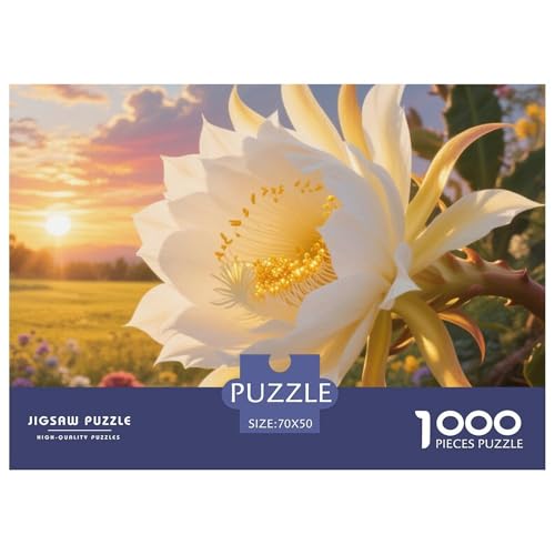 Puzzles 1000 Teile Puzzle EpiphyllumLagerfeuer-Aktivität Puzzle Beauty Garden Geschicklichkeitsspiel Für Die Ganze Familie Für Erwachsene Und Kinder Ab 14 Jahren 70x50cm/1000pcs von TZOVPCDFA