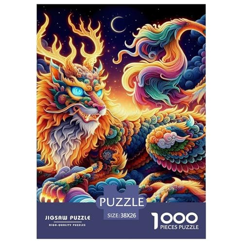 Puzzles 1000 Teile Puzzle Evil DrachenLagerfeuer-Aktivität Puzzle Kylin Farbenfrohes Legespiel Für Die Ganze Familie Für Kinder Von 8-12 Jahren 38x26cm/1000pcs Puzzles 1000 Teile Puzzle Evil DrachenLagerfeuer-Aktivität Puzzle Kylin Farbenfrohes Legespiel Für Die Ganze Familie Für Kinder Von 8-12 Jahren 38x26cm/1000pcs von TZOVPCDFA