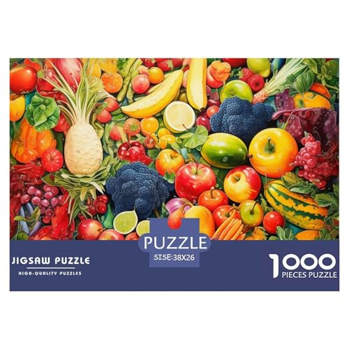Puzzles 1000 Teile Puzzle FrüchteLagerfeuer-Aktivität Puzzle BananasandApples Geschicklichkeitsspiel Familienspiel Für Männer Und Frauen 38x26cm/1000pcs von TZOVPCDFA