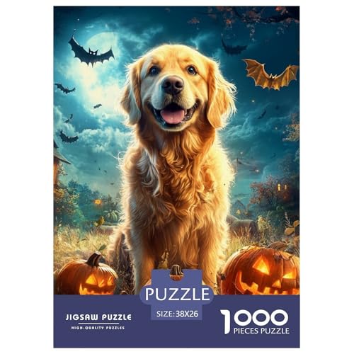 Puzzles 1000 Teile Puzzle Goldener RetrieverLagerfeuer-Aktivität Puzzle Halloween KürbisGeschicklichkeitsspiel Puzzles-Geschenk Für Männer Und Frauen 38x26cm/1000pcs Puzzles 1000 Teile Puzzle Goldener RetrieverLagerfeuer-Aktivität Puzzle Halloween KürbisGeschicklichkeitsspiel Puzzles-Geschenk Für Männer Und Frauen 38x26cm/1000pcs von TZOVPCDFA
