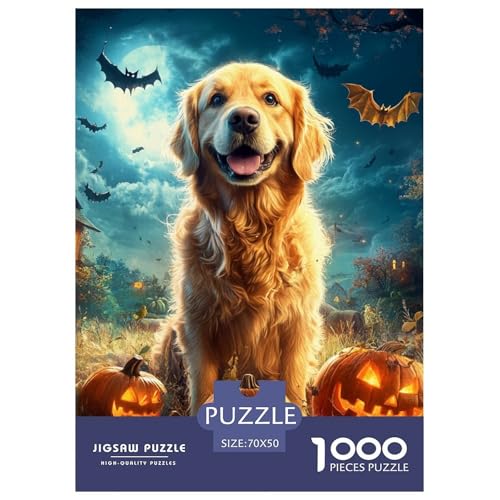 Puzzles 1000 Teile Puzzle Goldener RetrieverLagerfeuer-Aktivität Puzzle Halloween KürbisImpossible SpielPuzzles-Geschenk Für Kinder Von 8-12 Jahren 70x50cm/1000pcs Puzzles 1000 Teile Puzzle Goldener RetrieverLagerfeuer-Aktivität Puzzle Halloween KürbisImpossible SpielPuzzles-Geschenk Für Kinder Von 8-12 Jahren 70x50cm/1000pcs von TZOVPCDFA