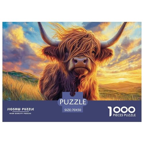 Puzzles 1000 Teile Puzzle Highland RinderLagerfeuer-Aktivität Puzzle Highlands Ranch Geschicklichkeitsspiel Heimdekoration Für Kinder Von 8-12 Jahren 70x50cm/1000pcs Puzzles 1000 Teile Puzzle Highland RinderLagerfeuer-Aktivität Puzzle Highlands Ranch Geschicklichkeitsspiel Heimdekoration Für Kinder Von 8-12 Jahren 70x50cm/1000pcs von TZOVPCDFA