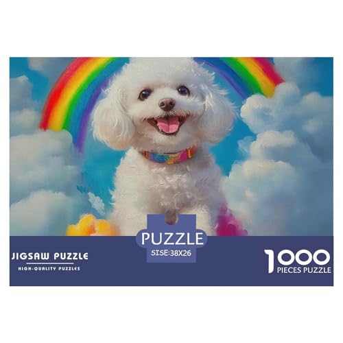 Puzzles 1000 Teile Puzzle HundLagerfeuer-Aktivität Puzzle Cute Animal Series Geschicklichkeitsspiel Für Die Ganze Familie Für Erwachsene Und Kinder Ab 14 Jahren 38x26cm/1000pcs von TZOVPCDFA