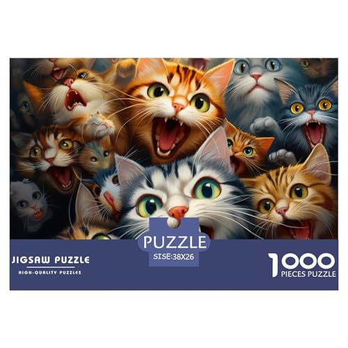 Puzzles 1000 Teile Puzzle KatzeLagerfeuer-Aktivität Puzzle Cute Little Cats Farbenfrohes Legespiel Für Die Ganze Familie Für Kinder Von 8-12 Jahren 38x26cm/1000pcs Puzzles 1000 Teile Puzzle KatzeLagerfeuer-Aktivität Puzzle Cute Little Cats Farbenfrohes Legespiel Für Die Ganze Familie Für Kinder Von 8-12 Jahren 38x26cm/1000pcs von TZOVPCDFA