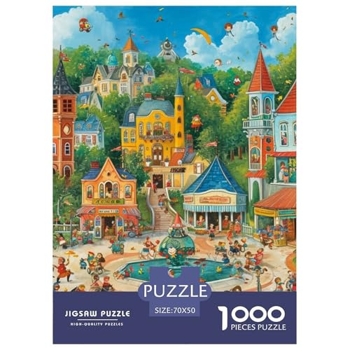 Puzzles 1000 Teile Puzzle Kleines MädchenLagerfeuer-Aktivität Puzzle Kleines MädchenGeschicklichkeitsspiel Heimdekoration Für Erwachsene Und Kinder Ab 14 Jahren 70x50cm/1000pcs von TZOVPCDFA