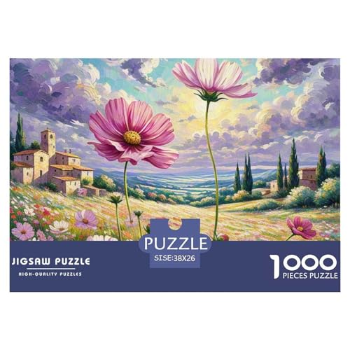 Puzzles 1000 Teile Puzzle KosmosLagerfeuer-Aktivität Puzzle Rural Scenery Geschicklichkeitsspiel Familienspiel Für Erwachsene Und Ältere Kinder 38x26cm/1000pcs von TZOVPCDFA
