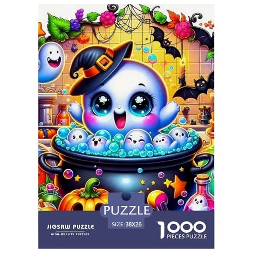 Puzzles 1000 Teile Puzzle KürbisSchlossLagerfeuer-Aktivität Puzzle Wansheng Theme Impossible Game Puzzles-Geschenk Für Erwachsene Und Kinder 38x26cm/1000pcs von TZOVPCDFA
