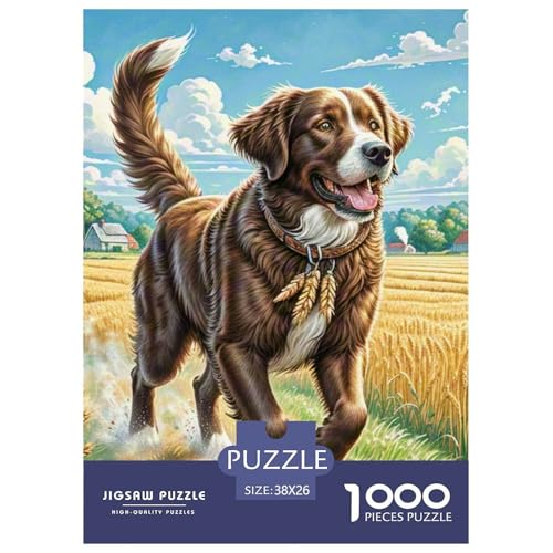 Puzzles 1000 Teile Puzzle LabradorRetrieverLagerfeuer-Aktivität Puzzle Pet HundGeschicklichkeitsspiel Puzzles-Geschenk Für Kinder Von 8-12 Jahren 38x26cm/1000pcs von TZOVPCDFA