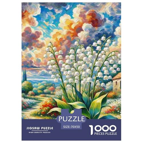 Puzzles 1000 Teile Puzzle Lilie des TalsLagerfeuer-Aktivität Puzzle Natural Wonders Geschicklichkeitsspiel Familienspiel Für Erwachsene Und Kinder Ab 14 Jahren 70x50cm/1000pcs von TZOVPCDFA