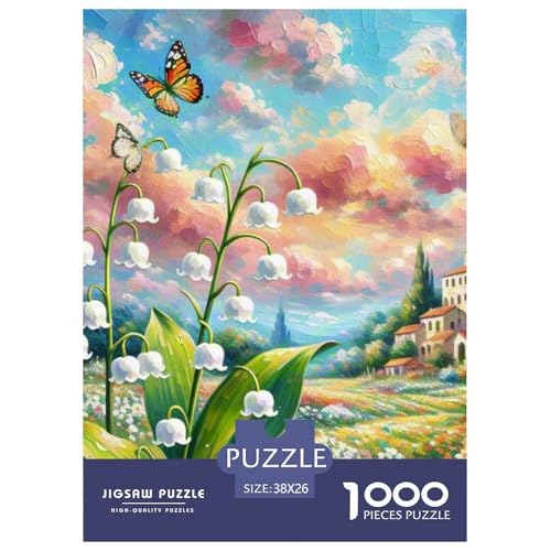 Puzzles 1000 Teile Puzzle Lilie des TalsLagerfeuer-Aktivität Puzzle Natural Wonders Geschicklichkeitsspiel Für Die Ganze Familie Für Erwachsene Und Kinder Ab 14 Jahren 38x26cm/1000pcs von TZOVPCDFA