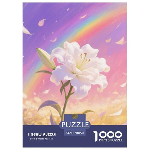 Puzzles 1000 Teile Puzzle LilieLagerfeuer-Aktivität Puzzle Landscape Painting Geschicklichkeitsspiel Familienspiel Für Erwachsene Und Kinder Ab 14 Jahren 70x50cm/1000pcs von TZOVPCDFA
