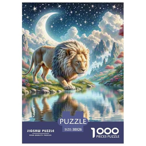 Puzzles 1000 Teile Puzzle LöwenLagerfeuer-Aktivität Puzzle Creek Geschicklichkeitsspiel Heimdekoration Für Erwachsene Und Kinder Ab 14 Jahren 38x26cm/1000pcs Puzzles 1000 Teile Puzzle LöwenLagerfeuer-Aktivität Puzzle Creek Geschicklichkeitsspiel Heimdekoration Für Erwachsene Und Kinder Ab 14 Jahren 38x26cm/1000pcs von TZOVPCDFA
