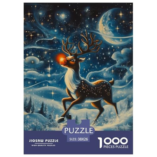 Puzzles 1000 Teile Puzzle Milu HirschLagerfeuer-Aktivität Puzzle Night of Ice and Snow Geschicklichkeitsspiel Familienspiel Für Erwachsene Und Kinder Ab 14 Jahren 38x26cm/1000pcs Puzzles 1000 Teile Puzzle Milu HirschLagerfeuer-Aktivität Puzzle Night of Ice and Snow Geschicklichkeitsspiel Familienspiel Für Erwachsene Und Kinder Ab 14 Jahren 38x26cm/1000pcs von TZOVPCDFA