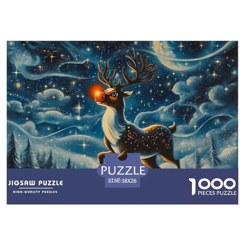 Puzzles 1000 Teile Puzzle Milu HirschLagerfeuer-Aktivität Puzzle Night of Ice and Snow Impossible SpielFamilienspiel Für Erwachsene Und Kinder Ab 14 Jahren 38x26cm/1000pcs Puzzles 1000 Teile Puzzle Milu HirschLagerfeuer-Aktivität Puzzle Night of Ice and Snow Impossible SpielFamilienspiel Für Erwachsene Und Kinder Ab 14 Jahren 38x26cm/1000pcs von TZOVPCDFA
