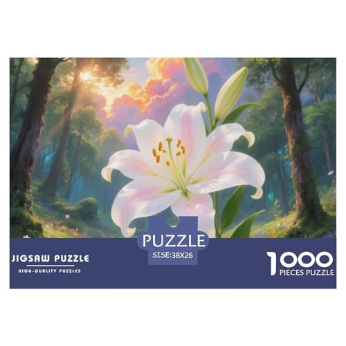 Puzzles 1000 Teile Puzzle NelkenLagerfeuer-Aktivität Puzzle Landscape Painting Geschicklichkeitsspiel Puzzles-Geschenk Für Erwachsene Und Kinder 38x26cm/1000pcs von TZOVPCDFA