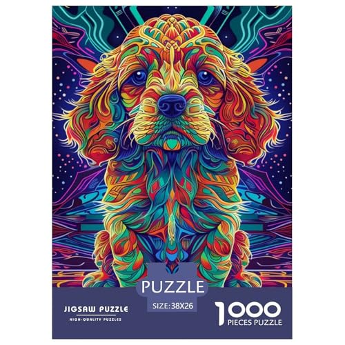 Puzzles 1000 Teile Puzzle Niedlicher Kleiner HundLagerfeuer-Aktivität Puzzle Cocker Spaniel Farbenfrohes Legespiel Für Die Ganze Familie Für Erwachsene Und Kinder Ab 14 Jahren 38x26cm/1000pcs Puzzles 1000 Teile Puzzle Niedlicher Kleiner HundLagerfeuer-Aktivität Puzzle Cocker Spaniel Farbenfrohes Legespiel Für Die Ganze Familie Für Erwachsene Und Kinder Ab 14 Jahren 38x26cm/1000pcs von TZOVPCDFA
