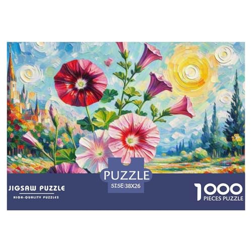 Puzzles 1000 Teile Puzzle PetuniaHybrideLagerfeuer-Aktivität Puzzle Landscape Painting Geschicklichkeitsspiel Heimdekoration Für Erwachsene Und Kinder 38x26cm/1000pcs von TZOVPCDFA