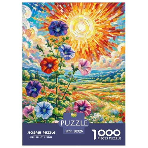 Puzzles 1000 Teile Puzzle PetuniaHybrideLagerfeuer-Aktivität Puzzle The Brilliant Sun Geschicklichkeitsspiel Familienspiel Für Kinder Von 8-12 Jahren 38x26cm/1000pcs von TZOVPCDFA