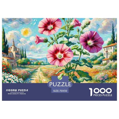 Puzzles 1000 Teile Puzzle PetuniaLagerfeuer-Aktivität Puzzle Landscape Painting Geschicklichkeitsspiel Für Die Ganze Familie Für Erwachsene Und Ältere Kinder 70x50cm/1000pcs von TZOVPCDFA