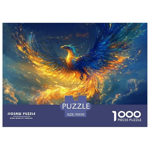 Puzzles 1000 Teile Puzzle PhoenixLagerfeuer-Aktivität Puzzle Mythical Creatures Geschicklichkeitsspiel Familienspiel Für Kinder Von 8-12 Jahren 70x50cm/1000pcs von TZOVPCDFA