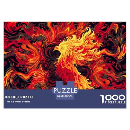 Puzzles 1000 Teile Puzzle PhoenixLagerfeuer-Aktivität Puzzle Totem Geschicklichkeitsspiel Heimdekoration Für Männer Und Frauen 38x26cm/1000pcs von TZOVPCDFA