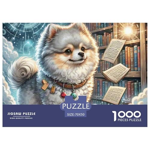 Puzzles 1000 Teile Puzzle PommernLagerfeuer-Aktivität Puzzle Library Geschicklichkeitsspiel Heimdekoration Für Kinder Von 8-12 Jahren 70x50cm/1000pcs von TZOVPCDFA