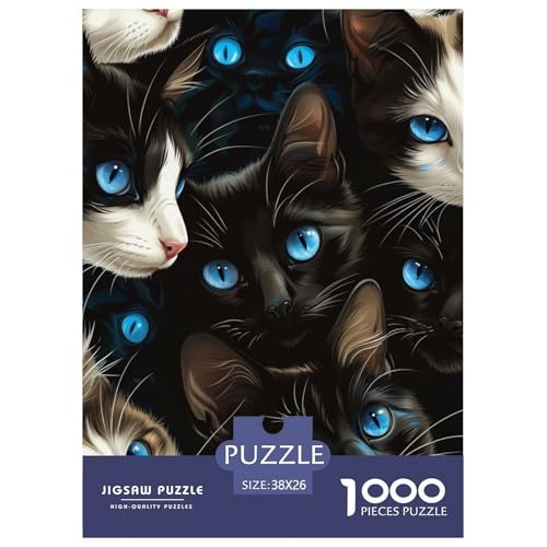 Puzzles 1000 Teile Puzzle RagdollLagerfeuer-Aktivität Puzzle Cute Pets Impossible SpielFür Die Ganze Familie Für Erwachsene Und Kinder 38x26cm/1000pcs von TZOVPCDFA