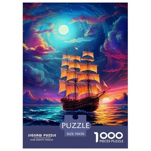 Puzzles 1000 Teile Puzzle SailBootLagerfeuer-Aktivität Puzzle Ghost Ship Geschicklichkeitsspiel Heimdekoration Für Erwachsene Und Ältere Kinder 70x50cm/1000pcs Puzzles 1000 Teile Puzzle SailBootLagerfeuer-Aktivität Puzzle Ghost Ship Geschicklichkeitsspiel Heimdekoration Für Erwachsene Und Ältere Kinder 70x50cm/1000pcs von TZOVPCDFA