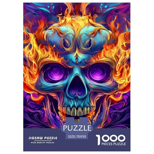 Puzzles 1000 Teile Puzzle SchädelLagerfeuer-Aktivität Puzzle Hellfire Geschicklichkeitsspiel Familienspiel Für Erwachsene Und Kinder Ab 14 Jahren 70x50cm/1000pcs Puzzles 1000 Teile Puzzle SchädelLagerfeuer-Aktivität Puzzle Hellfire Geschicklichkeitsspiel Familienspiel Für Erwachsene Und Kinder Ab 14 Jahren 70x50cm/1000pcs von TZOVPCDFA
