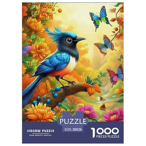 Puzzles 1000 Teile Puzzle SchmetterlingLagerfeuer-Aktivität Puzzle Dazzling Insects Geschicklichkeitsspiel Für Die Ganze Familie Für Erwachsene Und Kinder Ab 14 Jahren 38x26cm/1000pcs von TZOVPCDFA