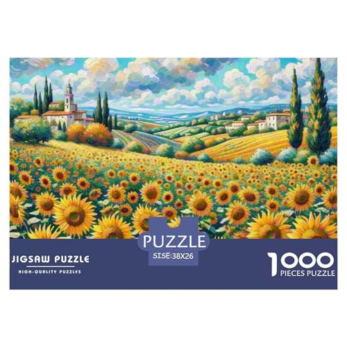 Puzzles 1000 Teile Puzzle SonnenblumenLagerfeuer-Aktivität Puzzle LandschaftsmalerieGeschicklichkeitsspiel Heimdekoration Für Erwachsene Und Kinder Ab 14 Jahren 38x26cm/1000pcs Puzzles 1000 Teile Puzzle SonnenblumenLagerfeuer-Aktivität Puzzle LandschaftsmalerieGeschicklichkeitsspiel Heimdekoration Für Erwachsene Und Kinder Ab 14 Jahren 38x26cm/1000pcs von TZOVPCDFA