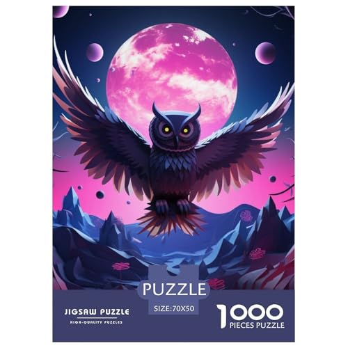 Puzzles 1000 Teile Puzzle Süße EuleLagerfeuer-Aktivität Puzzle Under The Schöner MondFarbenfrohes Legespiel Familienspiel Für Männer Und Frauen 70x50cm/1000pcs Puzzles 1000 Teile Puzzle Süße EuleLagerfeuer-Aktivität Puzzle Under The Schöner MondFarbenfrohes Legespiel Familienspiel Für Männer Und Frauen 70x50cm/1000pcs von TZOVPCDFA