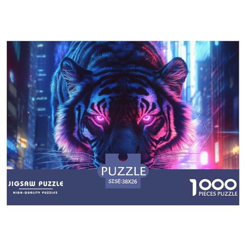 Puzzles 1000 Teile Puzzle TigerLagerfeuer-Aktivität Puzzle Cyberpunk Geschicklichkeitsspiel Für Die Ganze Familie Für Männer Und Frauen 38x26cm/1000pcs Puzzles 1000 Teile Puzzle TigerLagerfeuer-Aktivität Puzzle Cyberpunk Geschicklichkeitsspiel Für Die Ganze Familie Für Männer Und Frauen 38x26cm/1000pcs von TZOVPCDFA