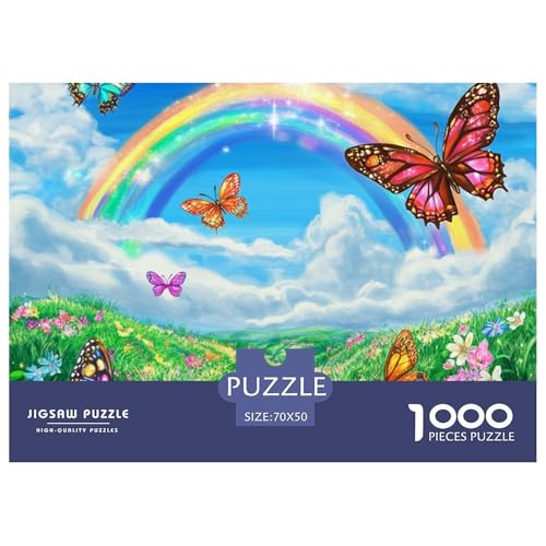 Puzzles 1000 Teile Puzzle TulpenLagerfeuer-Aktivität Puzzle RegenbogenButterflies Geschicklichkeitsspiel Familienspiel Für Erwachsene Und Kinder 70x50cm/1000pcs Puzzles 1000 Teile Puzzle TulpenLagerfeuer-Aktivität Puzzle RegenbogenButterflies Geschicklichkeitsspiel Familienspiel Für Erwachsene Und Kinder 70x50cm/1000pcs von TZOVPCDFA