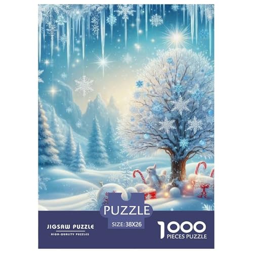 Puzzles 1000 Teile Puzzle WeihnachtenLagerfeuer-Aktivität Puzzle WeihnachtenEve Geschicklichkeitsspiel Heimdekoration Für Erwachsene Und Kinder Ab 14 Jahren 38x26cm/1000pcs von TZOVPCDFA