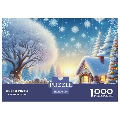 Puzzles 1000 Teile Puzzle WeihnachtenLagerfeuer-Aktivität Puzzle WeihnachtenEve Impossible Game Für Die Ganze Familie Für Erwachsene Und Kinder Ab 14 Jahren 70x50cm/1000pcs von TZOVPCDFA