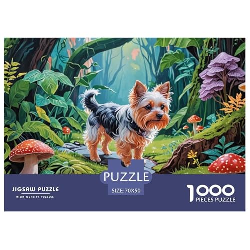 Puzzles 1000 Teile Puzzle Yorkshire TerrierLagerfeuer-Aktivität Puzzle Pet Dog Geschicklichkeitsspiel Für Die Ganze Familie Für Erwachsene Und Ältere Kinder 70x50cm/1000pcs Puzzles 1000 Teile Puzzle Yorkshire TerrierLagerfeuer-Aktivität Puzzle Pet Dog Geschicklichkeitsspiel Für Die Ganze Familie Für Erwachsene Und Ältere Kinder 70x50cm/1000pcs von TZOVPCDFA