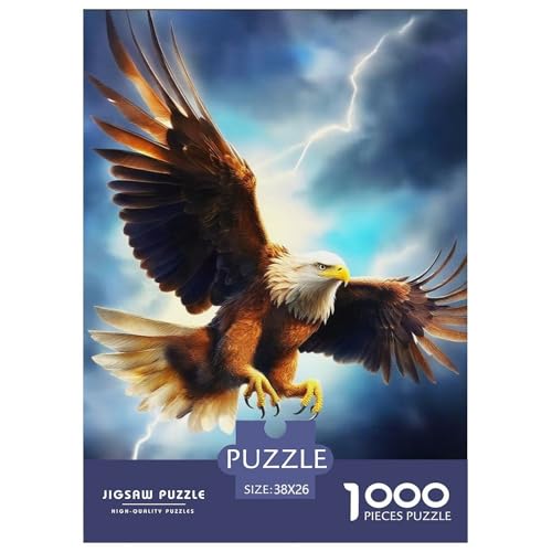 Puzzles AdlerPuzzle 1000 Teile Erwachsene Rätsel Bird of Prey Impossible Puzzles Dekorieren Sie Puzzles Für Erwachsene Und Kinder Ab 14 Jahren 38x26cm/1000pcs von TZOVPCDFA