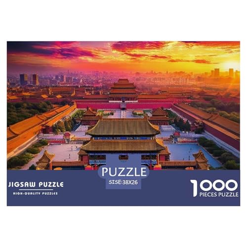Puzzles Die verbotene Stadt1000 Teile Erwachsene Rätsel Great Architecture Geschicklichkeitsspiel Für Die Ganze Familie Geschenke Für Männer Und Damen Für Erwachsene Und Kinder Ab 14 Jahren 38x26cm/10 von TZOVPCDFA