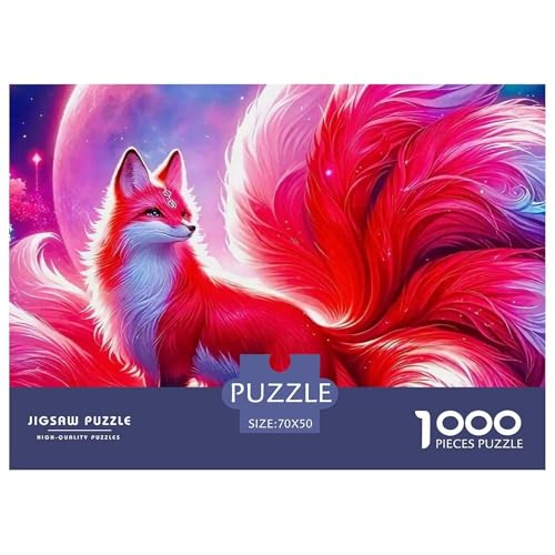 Puzzles Fox1000 Teile Erwachsene Rätsel Animal Theme Geschicklichkeitsspiel Für Die Ganze Familie Home Dekoration Für Erwachsene Und Kinder Ab 14 Jahren 70x50cm/1000pcs von TZOVPCDFA