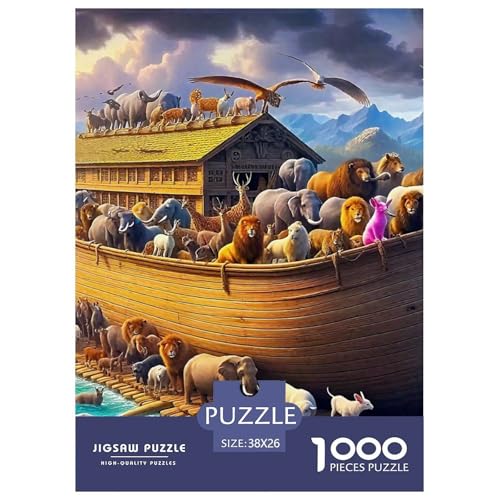 Puzzles Für Erwachsene 1000 Teile Arche Pädagogisches Spiel Salvation Ship Für Familie Freunde Für Erwachsene Kinder 38x26cm von TZOVPCDFA