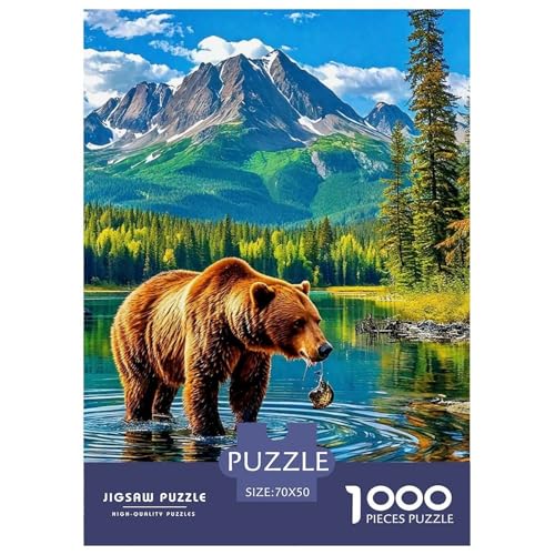Puzzles Für Erwachsene 1000 Teile Bären Pädagogisches Spiel Animal Theme Geschenke Für Männer Für Erwachsene Kinder 70x50cm Puzzles Für Erwachsene 1000 Teile Bären Pädagogisches Spiel Animal Theme Geschenke Für Männer Für Erwachsene Kinder 70x50cm von TZOVPCDFA