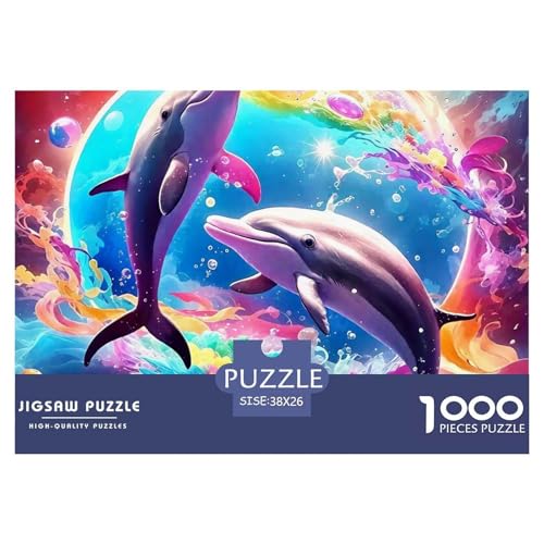Puzzles Für Erwachsene 1000 Teile DelphinHerausforderung Spielzeug Marine Animal Theme Geschenke Für Damen Für Erwachsene Kinder 38x26cm/1000pcs Puzzles Für Erwachsene 1000 Teile DelphinHerausforderung Spielzeug Marine Animal Theme Geschenke Für Damen Für Erwachsene Kinder 38x26cm/1000pcs von TZOVPCDFA