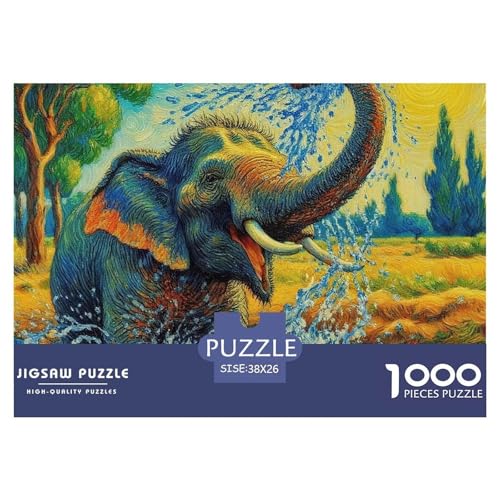 Puzzles Für Erwachsene 1000 Teile Elefanten Pädagogisches Spiel Animal Theme Geschenke Für Damen Für Erwachsene Kinder 38x26cm Puzzles Für Erwachsene 1000 Teile Elefanten Pädagogisches Spiel Animal Theme Geschenke Für Damen Für Erwachsene Kinder 38x26cm von TZOVPCDFA