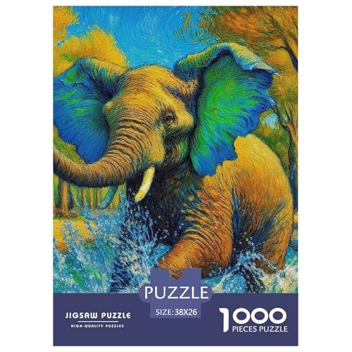 Puzzles Für Erwachsene 1000 Teile Elefanten Puzzlespiele Animal Theme Geschenke Für Männer Für Erwachsene Und Kinder Ab 14 Jahren 38x26cm Puzzles Für Erwachsene 1000 Teile Elefanten Puzzlespiele Animal Theme Geschenke Für Männer Für Erwachsene Und Kinder Ab 14 Jahren 38x26cm von TZOVPCDFA