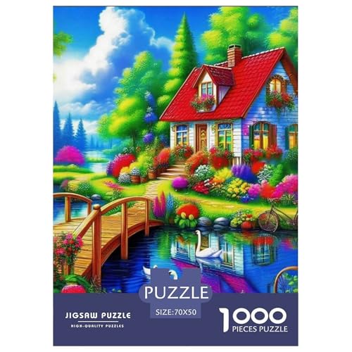 Puzzles Für Erwachsene 1000 Teile Ferienhaus Pädagogisches Spiel Landscape Theme Geschenke Für Männer Für Erwachsene Kinder 70x50cm Puzzles Für Erwachsene 1000 Teile Ferienhaus Pädagogisches Spiel Landscape Theme Geschenke Für Männer Für Erwachsene Kinder 70x50cm von TZOVPCDFA
